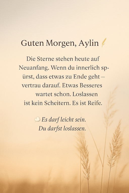 Tageshoroskop Beispiel 3